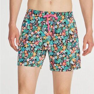 Chubbies Swim Trunks Mens XXXL 3XL Floral Beach Resortwear Cruise Mesh Lined 7"